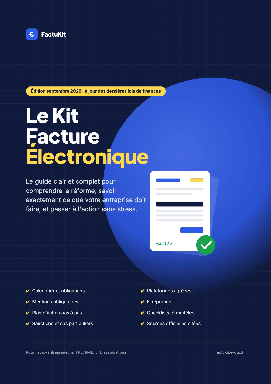 Couverture du Kit Facture Électronique 2026